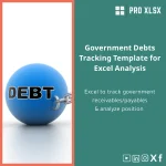 Government Debts Tracking Template for Excel Analysis