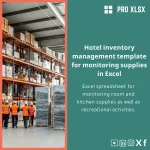 Hotel Inventory Management Template for Rooms and Supplies Tracker