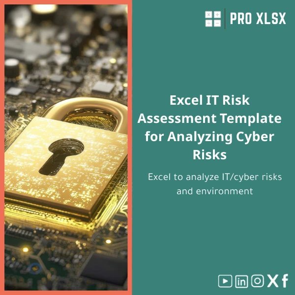 IT-risk-assessment-template-en205 Excel IT Risk Assessment Template for Analyzing Cyber Risks - Image 1