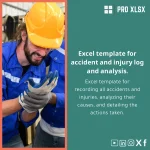Incidents and Injuries Register Excel Template for Documentation