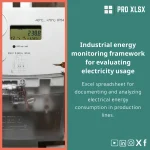 Industrial Energy Tracking Template for Excel Analysis
