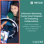 Influencer Marketing Tracker Excel Template for Evaluating Collaborations