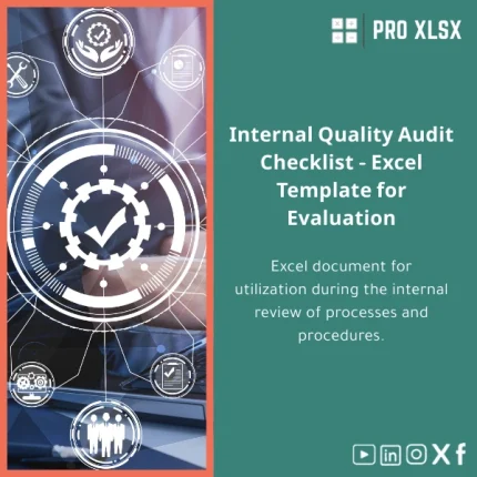 Internal Quality Audit Checklist Template for Excel