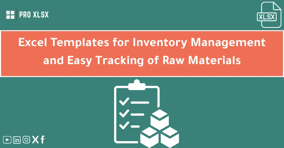 صورة تحتوي على عنوان المقال حول: " Inventory Management Excel Templates for Tracking" مع عنصر بصري معبر