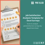 Job Satisfaction Analysis Template for Excel Surveys