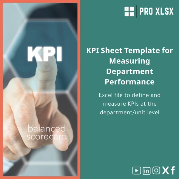 KPI-sheet-template-en321 KPI Sheet Template for Measuring Department Performance - Image 1
