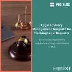 Legal Advisory Management Template for Tracking Legal Requests