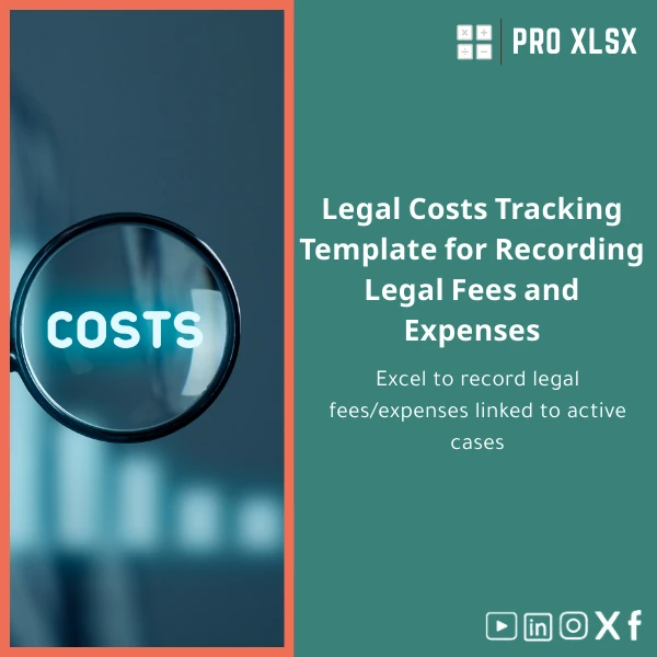 Legal-Costs-Tracking-Template-en253 Legal Costs Tracking Template for Recording Legal Fees and Expenses - Image 1