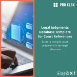 Legal Judgments Database Template for Court References