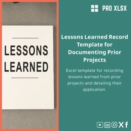 Lessons Learned Register Guide and Template