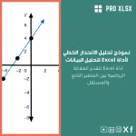 نموذج تحليل الانحدار الخطي لأداة Excel لتحليل البيانات
