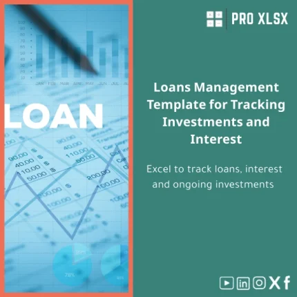 Loans Management Template for Tracking Investments and Interest