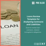 Loans Review Template for Analyzing Contracts and Liabilities