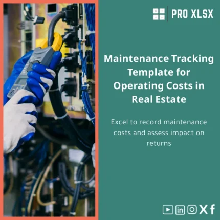 Maintenance Tracking Template for Operating Costs in Real Estate