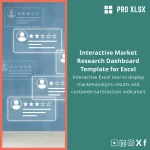 Interactive Market Research Dashboard Template for Excel