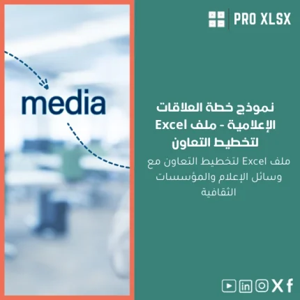 نموذج خطة العلاقات الإعلامية - ملف Excel لتخطيط التعاون