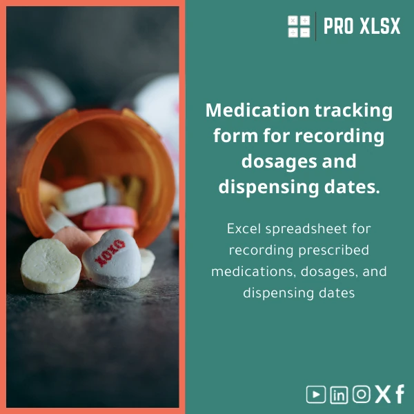 Medications-tracking-template-en835 Medications Tracking Template for Dosage and Dispensing Logs - Image 1
