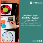 نموذج خطة الإنتاج الشهرية - أداة Excel لتخطيط الإنتاج