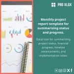 Monthly Project Report Template for Engineering Management