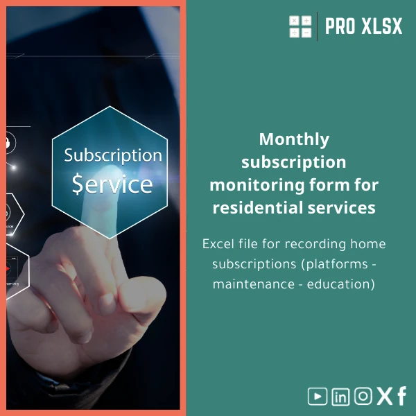 Monthly-subscriptions-tracking-template-en1116 Monthly Subscriptions Tracking Template for Home Services - Image 1