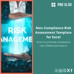 Non-Compliance Risk Assessment Template for Excel