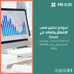 نموذج تحليل نسب الإشغال والعائد في Excel
