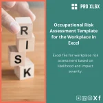 Occupational Risk Assessment Form Template for Excel Analysis