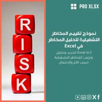 نموذج تقييم المخاطر التشغيلية لتحليل المخاطر في Excel