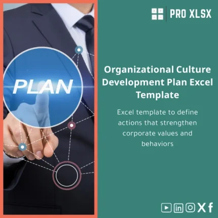 Organizational Culture Development Plan Excel Template