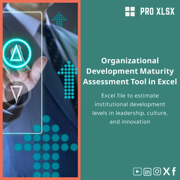 Organizational-Development-Maturity-Assessment-en357 Organizational Development Maturity Assessment Tool in Excel - Image 1