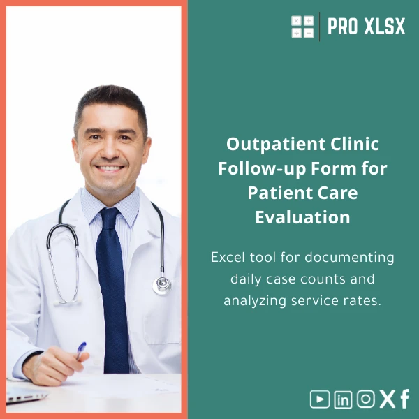 Outpatient-clinics-tracking-template-en839 Outpatient Clinics Tracking Template for Daily Caseload Analytics - Image 1