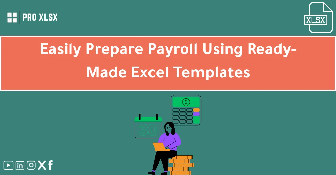 صورة تحتوي على عنوان المقال حول: " Easy Payroll Sheets for Fast Payroll Prep" مع عنصر بصري معبر