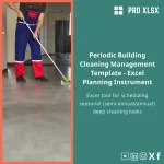 Periodic Building Cleaning Template for Seasonal Deep Cleaning