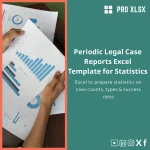 Periodic Legal Case Reports Excel Template for Statistics