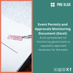 Permits Tracking Template for Event Approvals Management