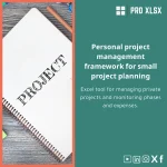 Personal Projects Management Template for Planning Stages & Costs