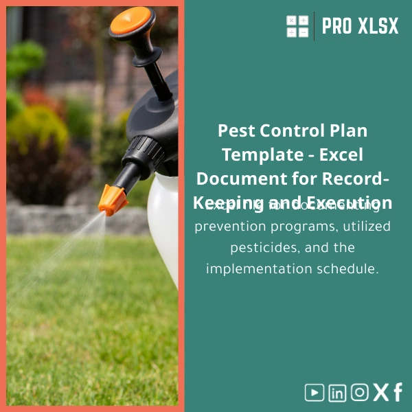 Pest-Control-Plan-Template-en705 Pest Control Plan Template for Pesticide Management in Excel - Image 1