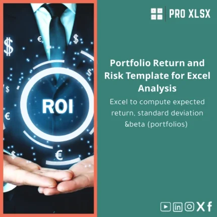 Portfolio Return and Risk Template for Excel Analysis