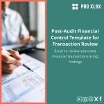 Post-Audit Financial Control Template for Transaction Review