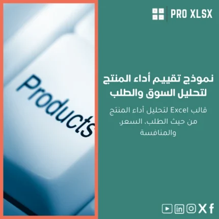 نموذج تقييم أداء المنتج لتحليل السوق والطلب