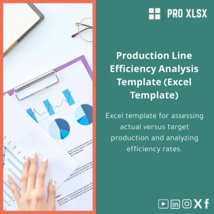 Production Lines Efficiency Analysis Guide and Template