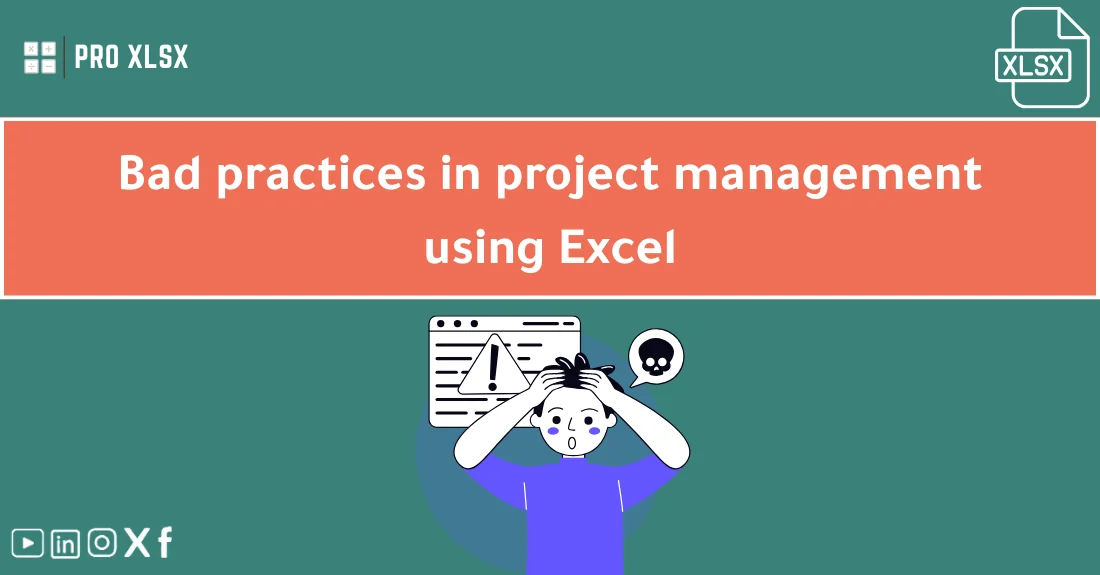 صورة توضيحية تحتوي على عنوان المقال حول : " Top Project Management Mistakes to Avoid" مع عنصر بصري معبر