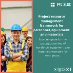 Excel Project Resource Management Template for Planning