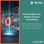 Project Revenues Forecasting Template for Historic Growth Analysis