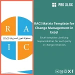 RACI Matrix Template for Change Management in Excel