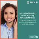 Recurring Technical Issues Tracking Template for Excel