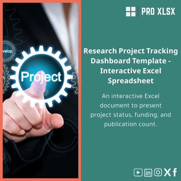 Research-Projects-Dashboard-en812 Research Projects Dashboard Template for Projects and Funding - Image 1