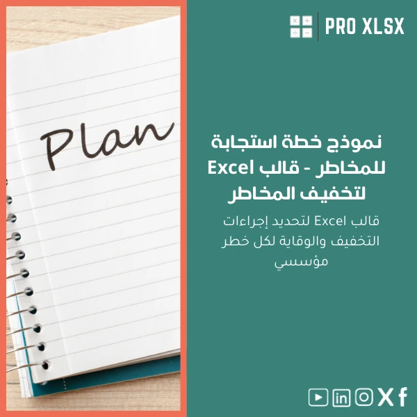 Risk-Response-Plan-Template-ar207 نموذج خطة استجابة للمخاطر - قالب Excel لتخفيف المخاطر - الصورة 1