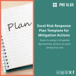 Excel Risk Response Plan Template for Mitigation Actions