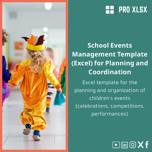 School-events-management-template-en784 Excel School Events Management Template for Kids' Celebrations - Image 1